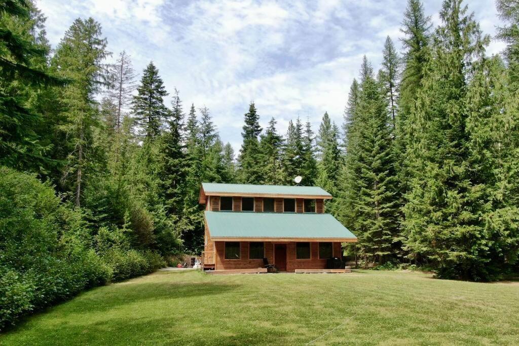 Cedar Cabin Near Silverwood Spirit Lake Exterior foto
